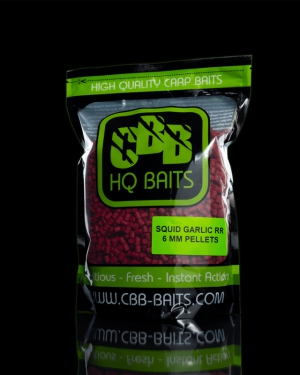 CBB HQ BAITS Squid Garlic Robin Red Pellets 6 mm/1 kg
